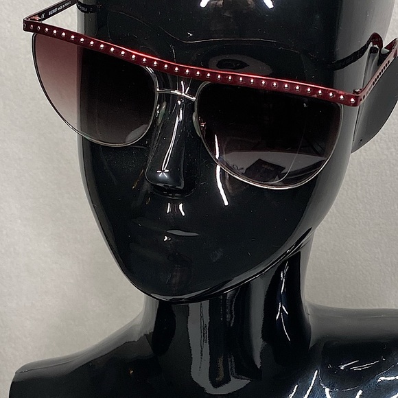 BALMAIN ♥️ RED STUDDED SUNGLASSES - Picture 6 of 7